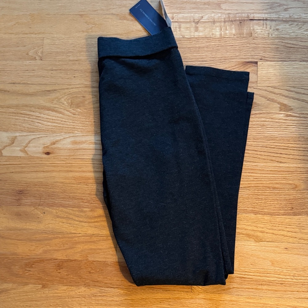 NYDJ Pull Pn Charcoal Gray Leggings Size 6 NWT